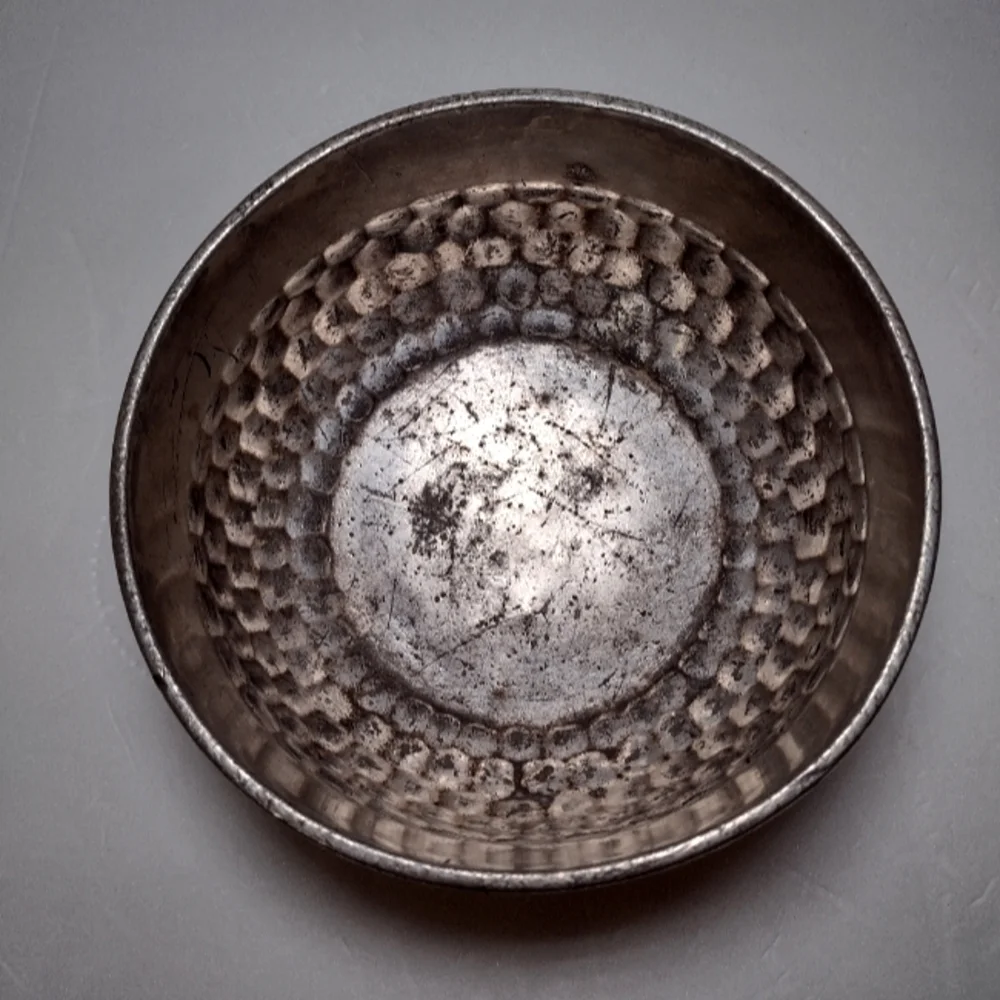 Elegant Silver plated Bowl with Intricate Design YG